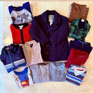 13 Pieces Boy fall/Winter Clothes Bundle (4T)